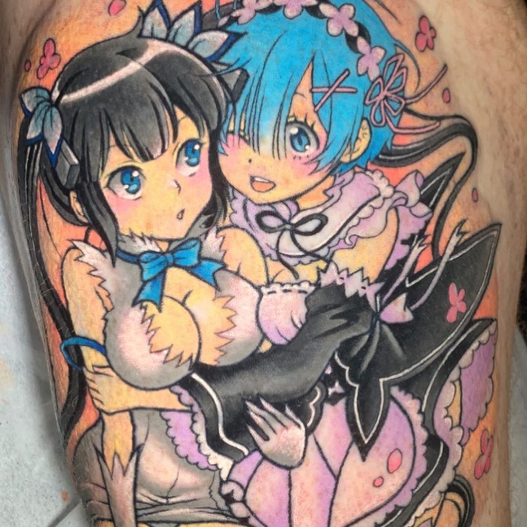 Anime Tattoo Calico Circus Tattoo